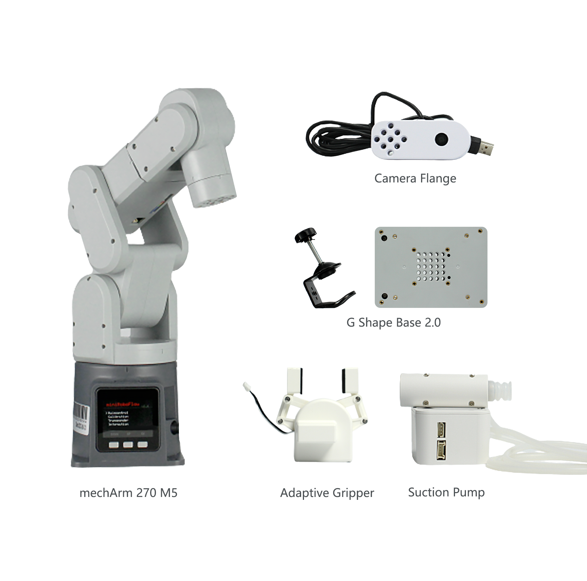 Elephant Robotics mechArm All-in-one Suite Robot Kit: The Most Compact 6-Axis Robot Arm with Camera