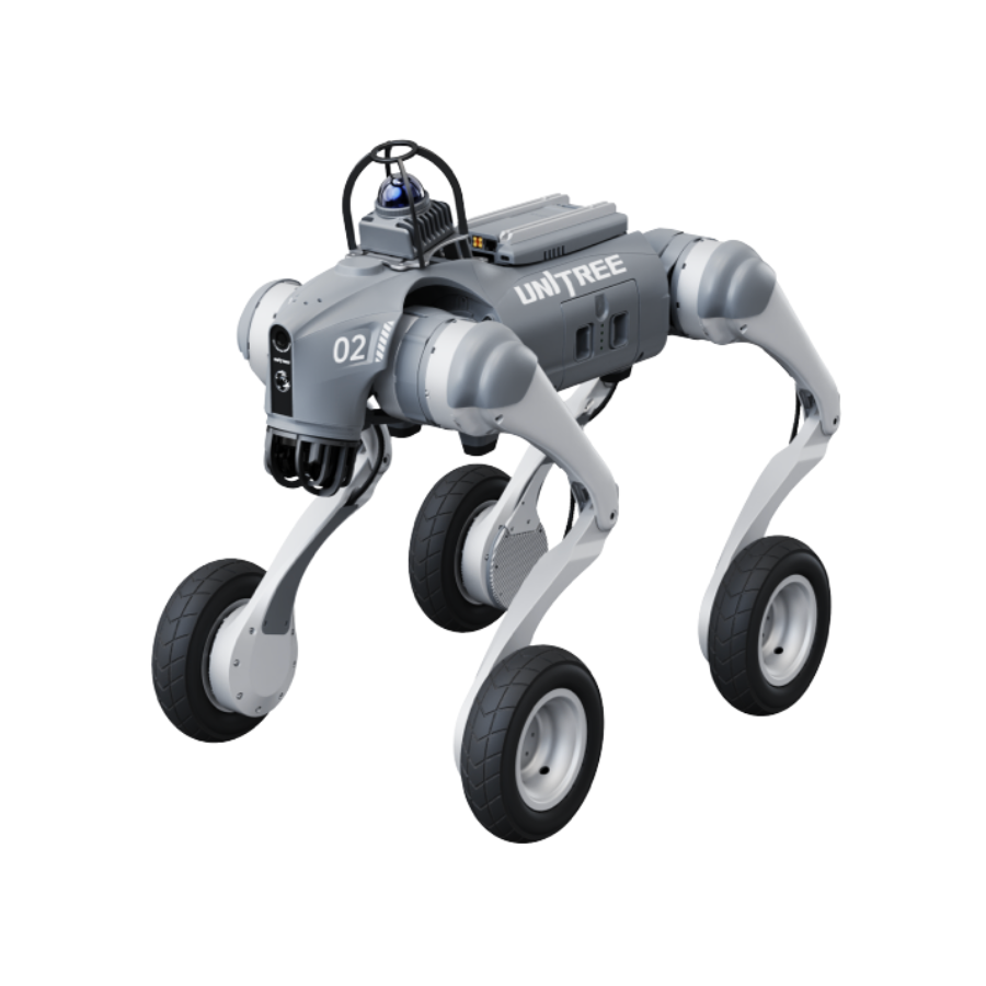 Unitree GO2-W AI Quadruped Robot Dog with Wheels