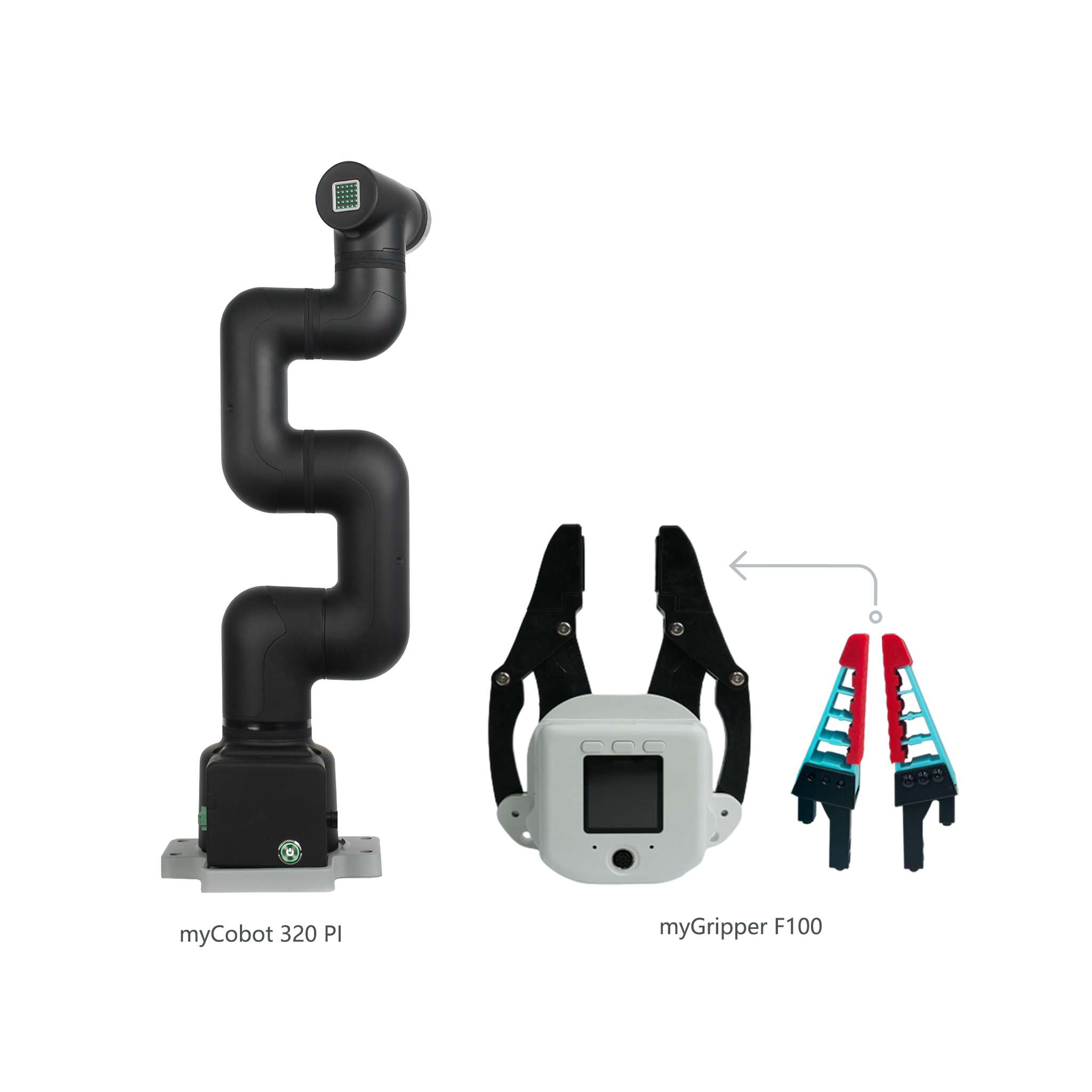 Elephant Robotics myCobot 320 Pi  - 1kg Payload 6 DOF Collaborative Raspberry Pi Robotic Arm (with Flat Base)