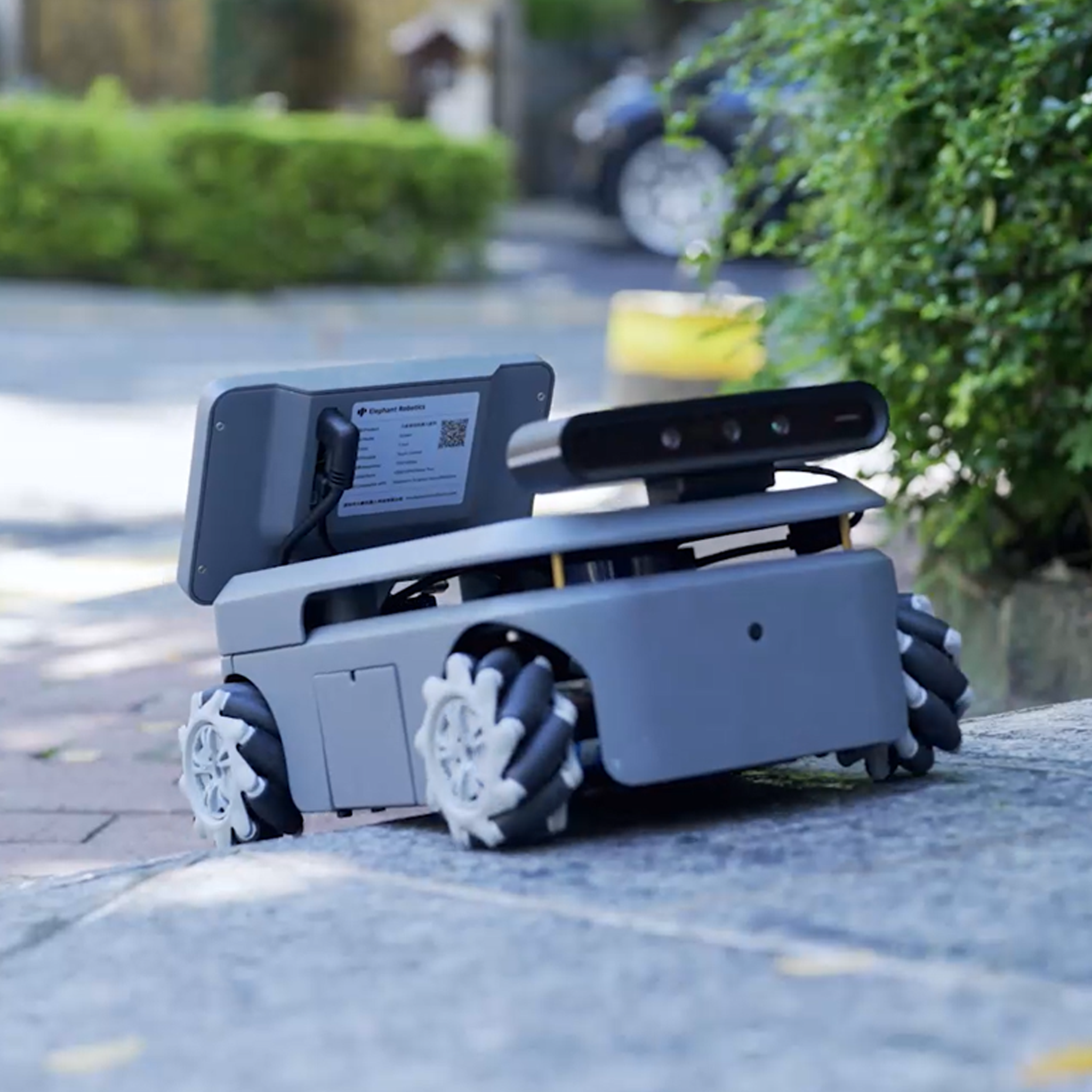 Elephant Robotics myAGV 2023 Jetson Nano - Mobile Chassis Autonomous Navigation Robot Kit 2D/3D Mapping, Smart 4-Wheel Drive Vehicle with Gamepad